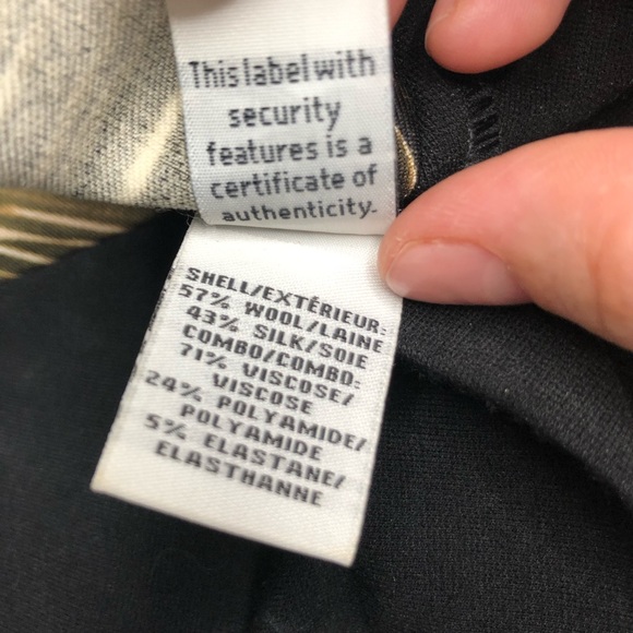 DVF Diane Von Furstenberg Silk / Wool Emma Mikado Pencil Skirt Size 2 - Picture 6 of 8